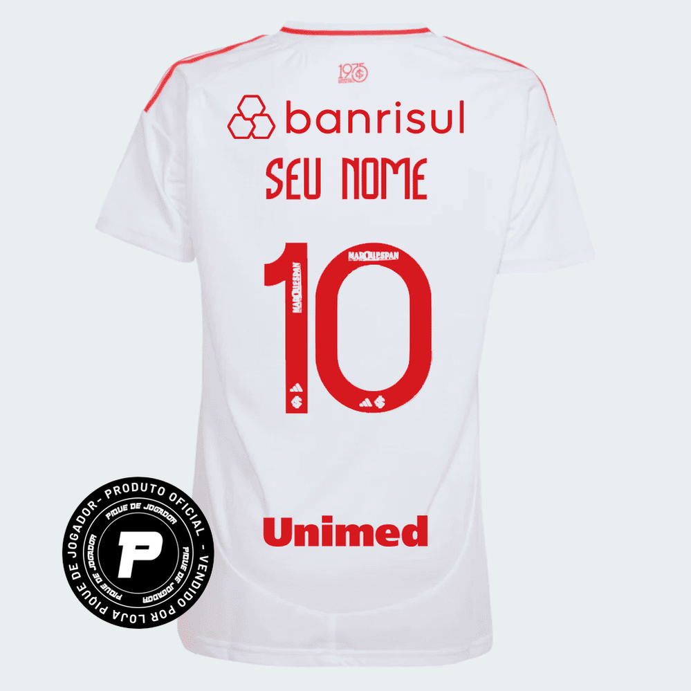 Camisa Feminina adidas Internacional 2025/26 II Com Patrocínios, Camisas de Futebol, PIQUE DE JOGADOR, Composição: 100% PoliésterGênero: FemininaIndicada para: Jogo/CasualGênero: MasculinoEscudo: EmborrachadoOrigem: ImportadoManga: Curta-PIQUE DE JOGADOR